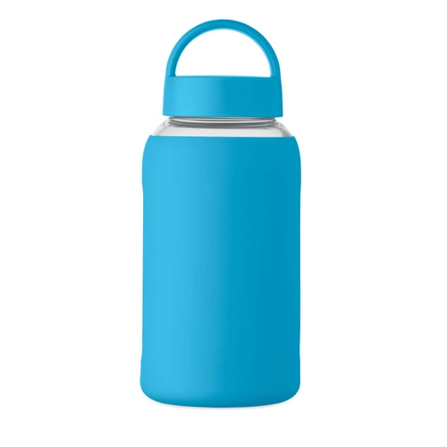 image du produit Bouteille en verre borosilicate de haute qualité avec pochette en silicone