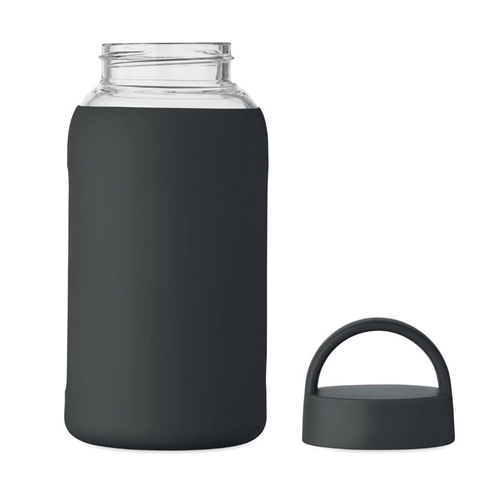 image du produit Bouteille en verre borosilicate de haute qualité avec pochette en silicone