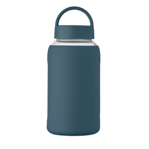 image du produit Bouteille en verre borosilicate de haute qualité avec pochette en silicone