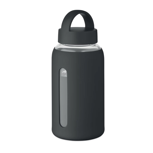image du produit Bouteille en verre borosilicate de haute qualité avec pochette en silicone