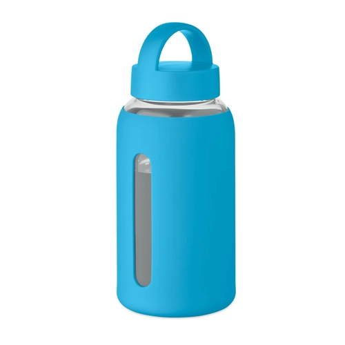 image du produit Bouteille en verre borosilicate de haute qualité avec pochette en silicone