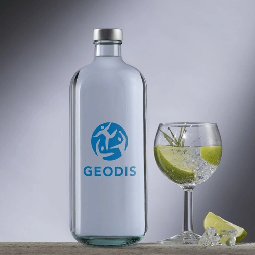 image du produit Bouteille en verre premium - bouteille lourde au design robuste