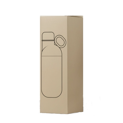 image du produit Bouteille et gobelet 2 en 1 (500 ml / 370 ml) Double paroi en acier inoxydable recyclé et ABS
