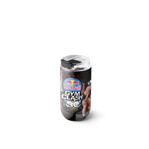 image du produit Bouteille et gobelet 2 en 1 (500 ml / 370 ml) Double paroi en acier inoxydable recyclé et ABS