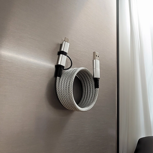 image du produit Câble de charge 6 en 1 à enroulement magnétique