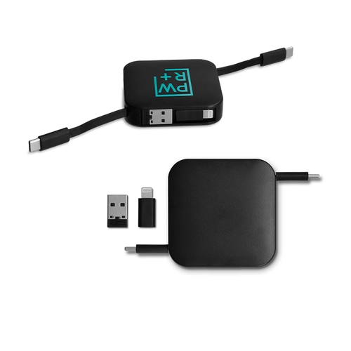 image du produit Câble de charge rétractable 4 en 1