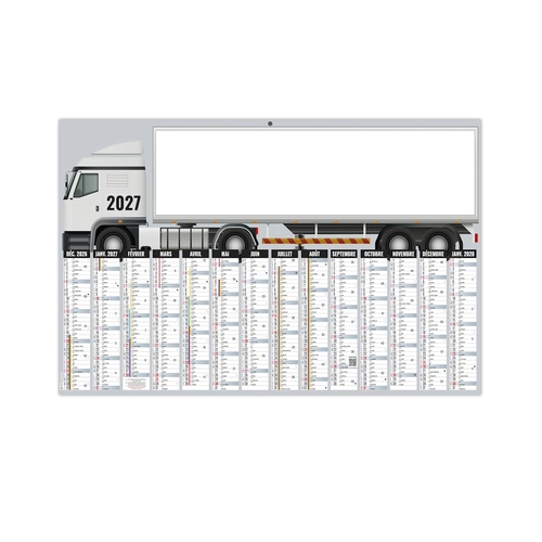 image du produit Calendrier bancaire publicitaire découpé ou non - spécial camion