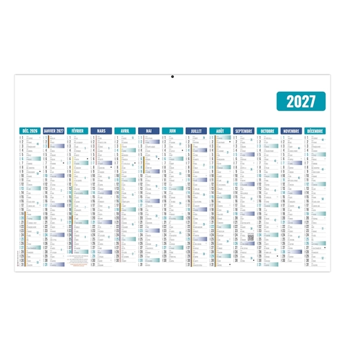 image du produit Calendrier bancaire publicitaire économique maxi 13 mois