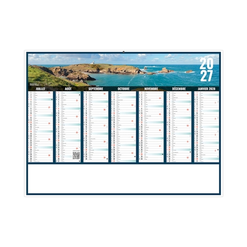 image du produit Calendrier bancaire publicitaire vues panoramiques Bretagne