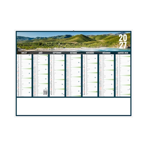 image du produit Calendrier bancaire publicitaire vues panoramiques Corse