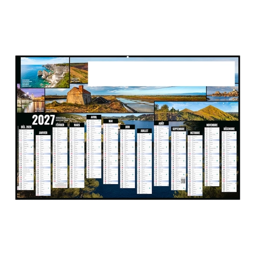 image du produit Calendriers bancaires publicitaires illustré de 13 mois sites français