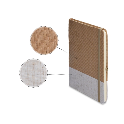image du produit Carnet A5 couverture coton et fibres de bambou