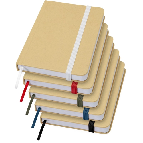 image du produit Carnet A6 uni recyclé à couverture rigide