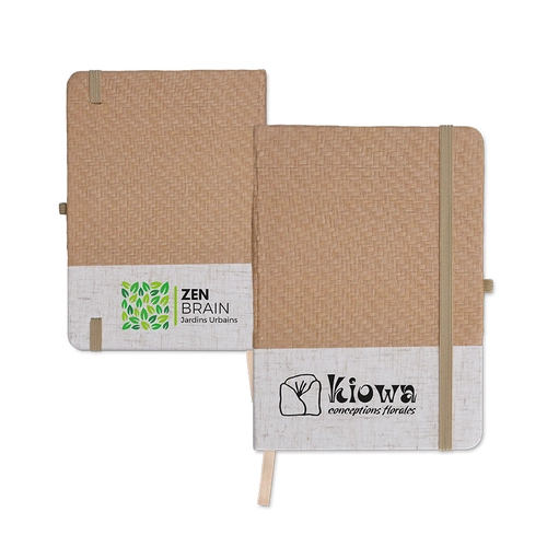 image du produit Carnet B6 couverture coton et fibres de bambou