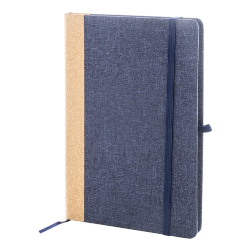 image du produit Carnet de notes A5 en RPET et liège - 80 feuilles lignées en papier recyclé