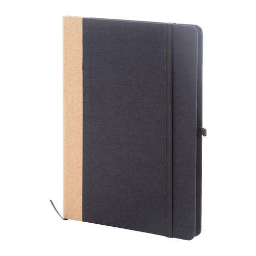 image du produit Carnet de notes A5 en RPET et liège - 80 feuilles lignées en papier recyclé