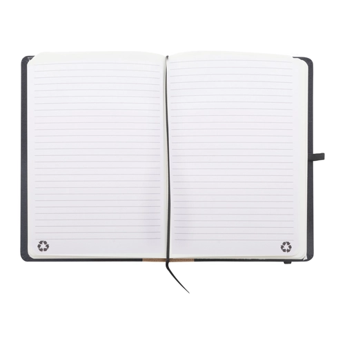 image du produit Carnet de notes A5 en RPET et liège - 80 feuilles lignées en papier recyclé