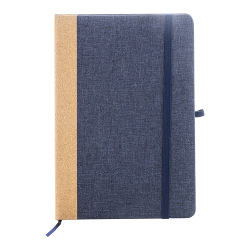 image du produit Carnet de notes A5 en RPET et liège - 80 feuilles lignées en papier recyclé