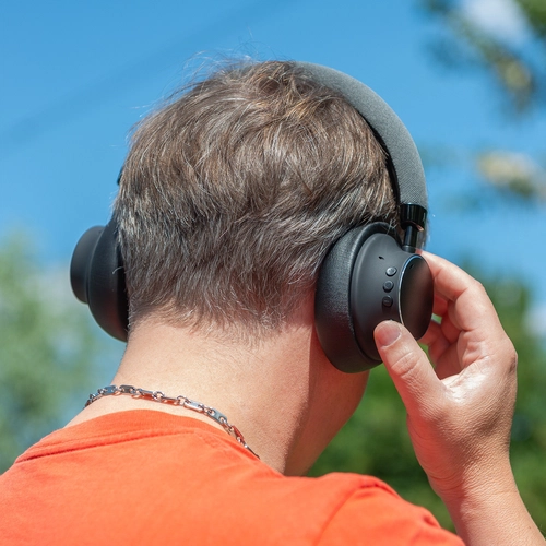 image du produit Casque à réduction de bruit ANC sans fil noir