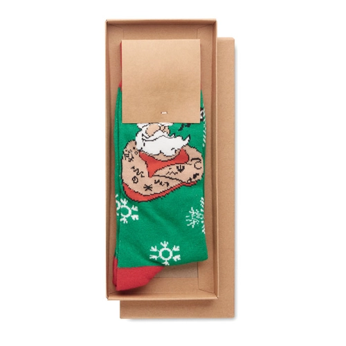 image du produit Chaussettes de Noël - Paire de chaussettes en coton et RPET