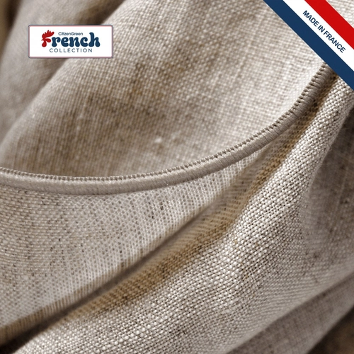 image du produit Chèche en lin 100% Français 36x200 cm - petites franges