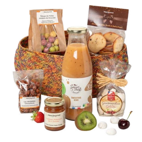 image du produit Coffret gourmand CORBEILLE DES DOUCEUX - Box cadeau