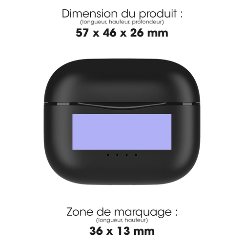image du produit Ecouteurs sans fil bluetooth 5.4 avec socle de charge
