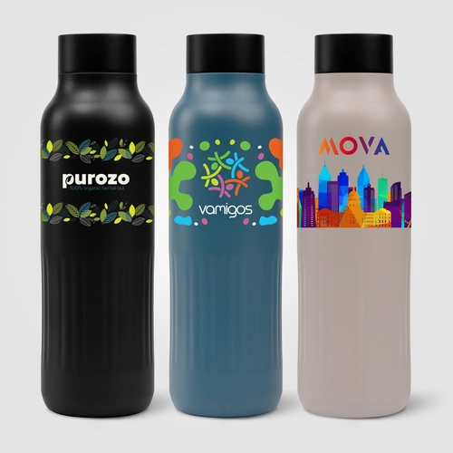image du produit Gourde en acier inoxydable recyclé - 590ml