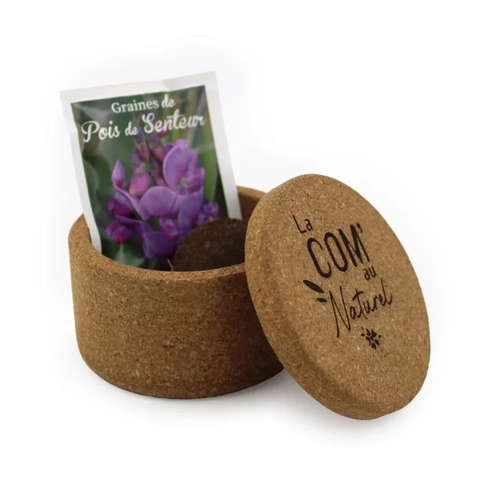 image du produit Kit de plantation avec pot en liège