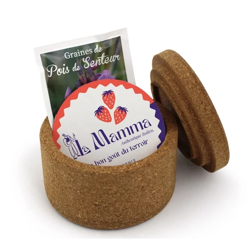 image du produit Kit de plantation avec pot en liège