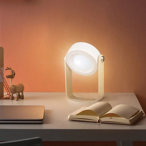 image du produit Lampe LED multifonctionnelle avec poignée en bambou
