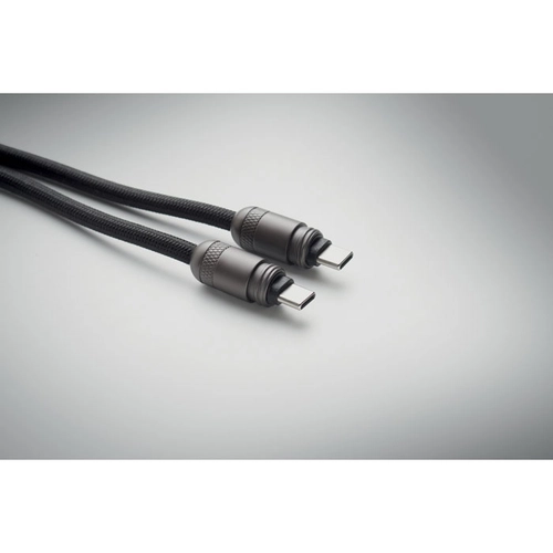 image du produit Lanyard câble de charge 60W type-C vers type-C en RPET
