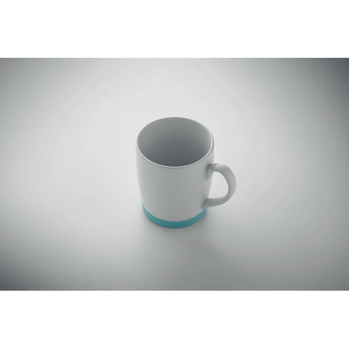 image du produit Mug en céramique avec finition blanche mate et base en silicone
