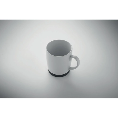 image du produit Mug en céramique avec finition blanche mate et base en silicone