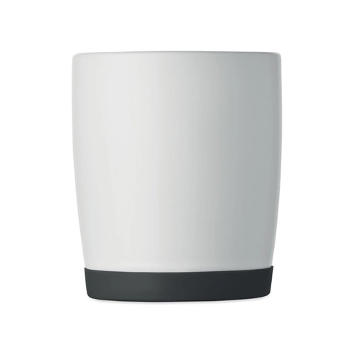 image du produit Mug en céramique avec finition blanche mate et base en silicone