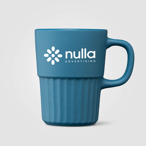 image du produit Mug en céramique avec finition mate et relief cannelé – 445 ml