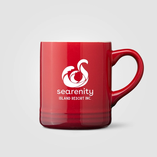image du produit Mug en céramique effet ombré - 355 ml