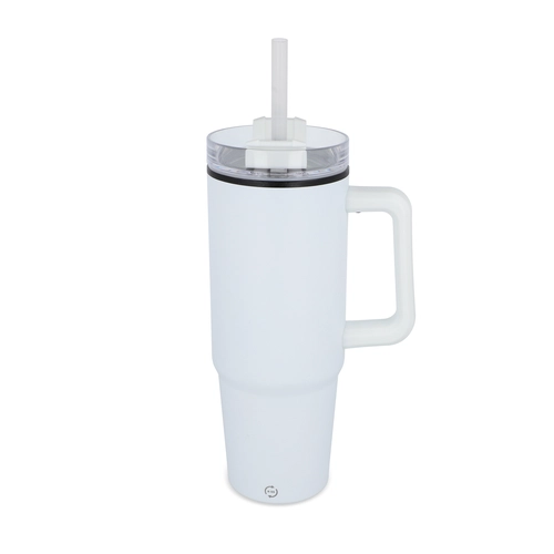 image du produit Mug isotherme avec poignée et paille 800ml