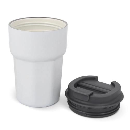 image du produit Mug thermos 350 ml en acier inox et céramique