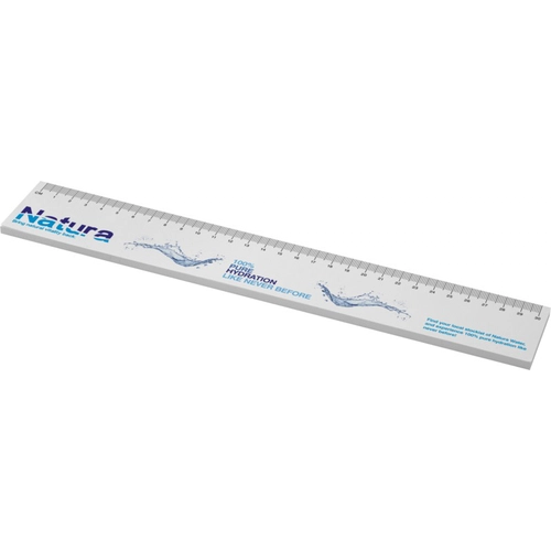 image du produit Notes autocollantes recyclées Sticky-Mate® avec règle imprimée 30 cms