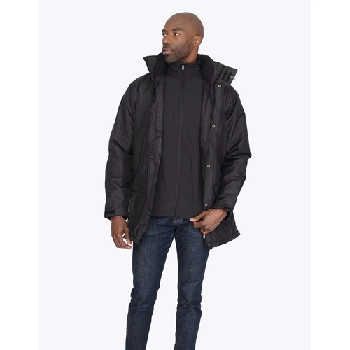 image du produit Parka 3 en 1 en polyester Oxford avec une softshell intérieure détachable
