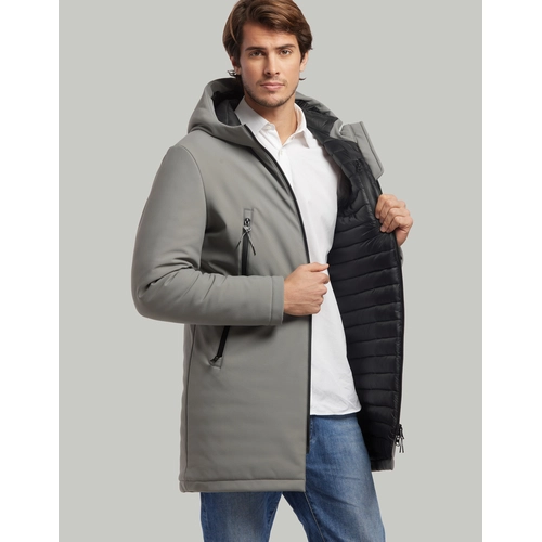 image du produit Parka softshell avec doublure doudoune