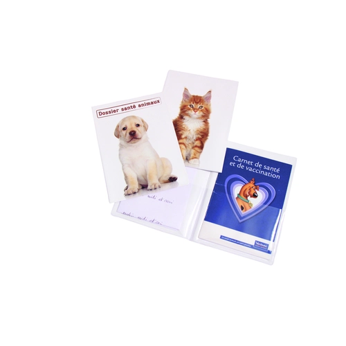 image du produit Pochette carnet de santé animaux 