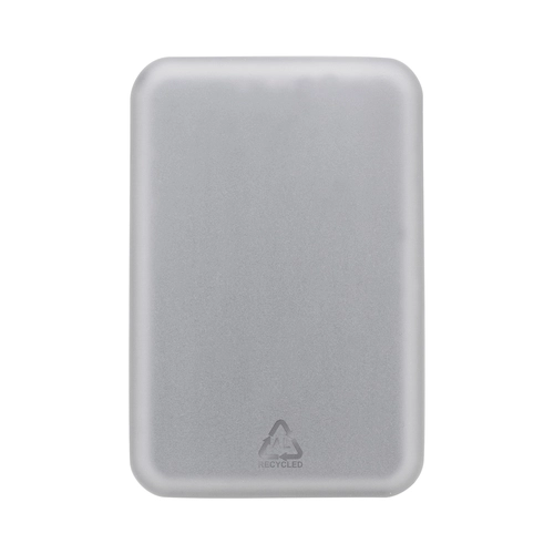 image du produit Power bank en aluminium recyclé avec boîtier semi-transparent