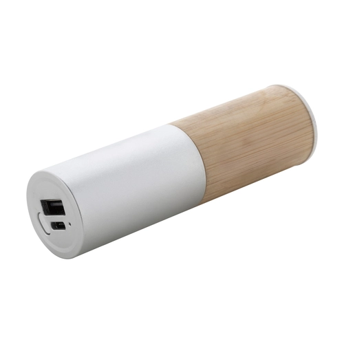 image du produit Power bank en aluminium recyclé et bambou