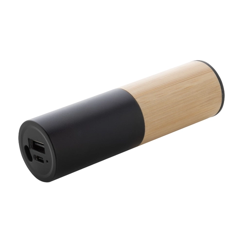 image du produit Power bank en aluminium recyclé et bambou