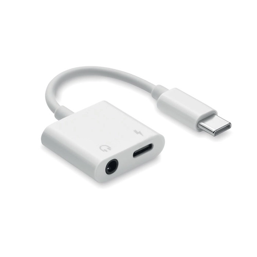 image du produit Répartiteur audio multifonctionnel USB type-C et jack 3,5 mm