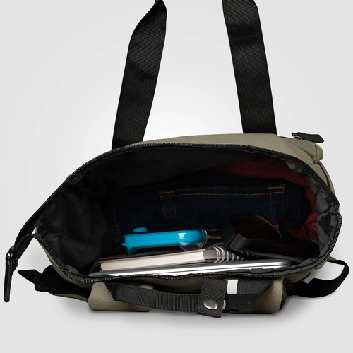 image du produit Sac à dos fourre-tout en toile de coton recyclée - 17 L