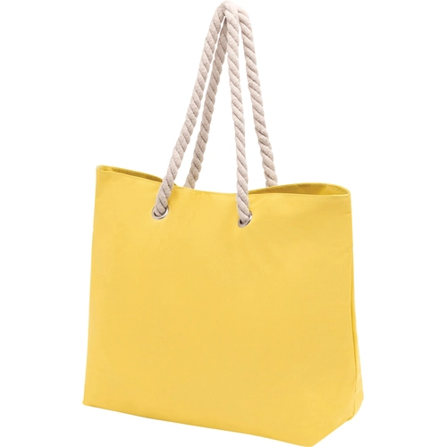 image du produit Sac de plage en polyester 300D - cordes en coton et œillets métal