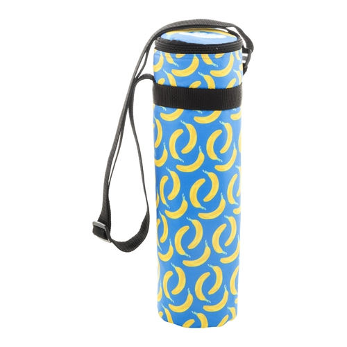 image du produit Sac isotherme bouteille zippé sur mesure en polyester RPET 600D